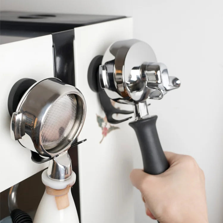 Coffee Handle Magnetic Hook Bottomless Bottom Horn Handle Storage Hanger Powder Hammer Powder Bowl Accessories Storage Bracket