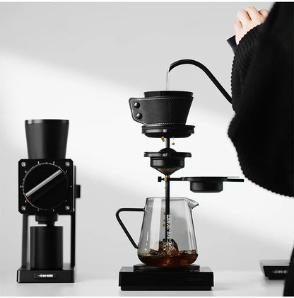 MHW-3BOMBER Pour Over Coffee Maker Set 500ml Glass Pour Over Coffee Dripper Filter Coffee Maker  Filter Paper Coffee Accessories
