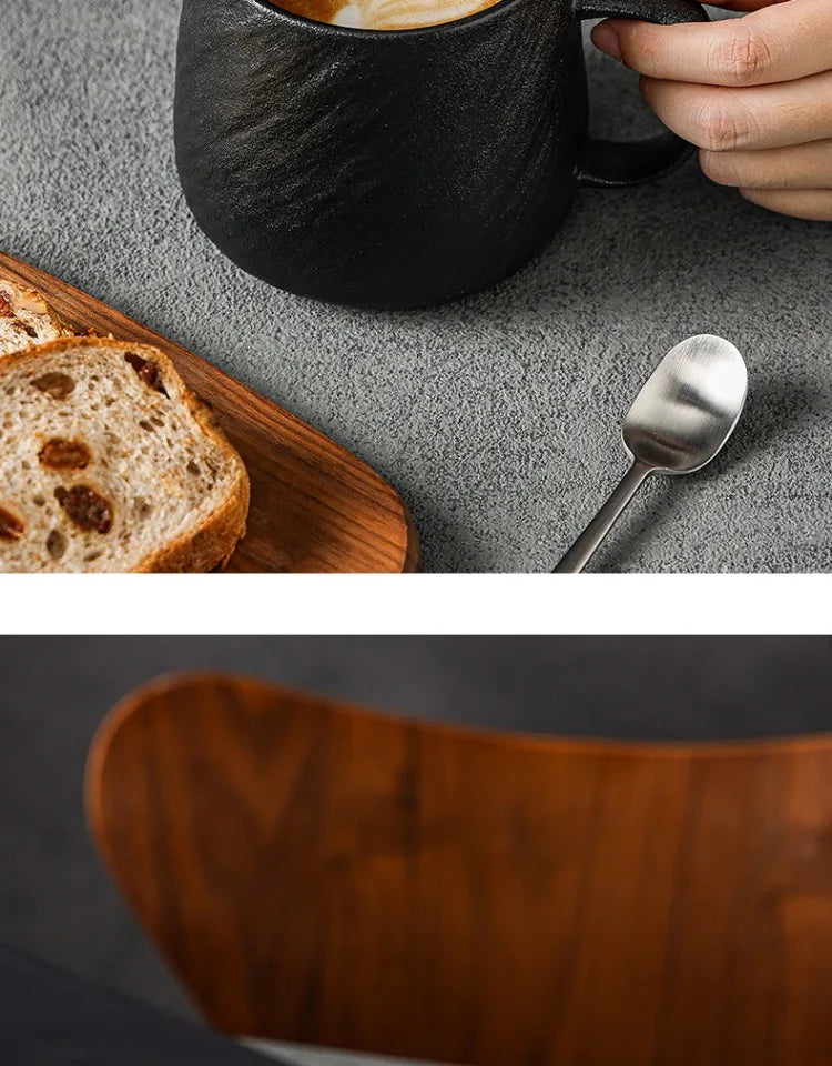 550ml Minimalist Style Ceramic Frosted Mug Male Coffee Milk Cup Large Capacity Drinking Cup Household Couple Water Tea CupMug