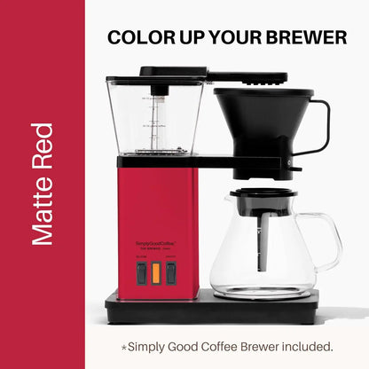 Coffee Maker/Coffee Machine. 8 Cup Automatic Drip Pour Over Coffee Brewer With Vynil Wrap Custom Kit. Easy To Use
