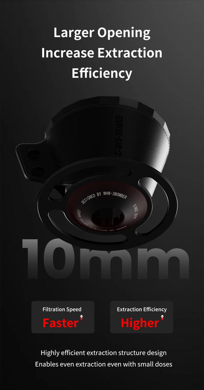 MHW-3BOMBER Pour Over Coffee Maker Set 500ml Glass Pour Over Coffee Dripper Filter Coffee Maker  Filter Paper Coffee Accessories