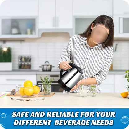 2L Electric Kettle1000W Stainless Steel Teapot with Auto Shut-Off Anti-Dry Design,Quick Boil for Home Kitchen,Durable Kitchenwar