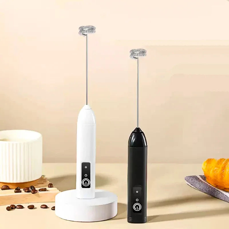 Diwiter Electric Milk Frother Handheld Egg Beater Foamer Coffee Maker Electric Blender Mixer Mini Portable Blender Kitchen Tool
